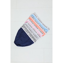 Tutku 6'lı Paket Çok Renkli Fashion Girl Kadın Slip Külot Mavi