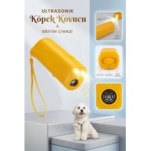 Ultrasonik Köpek Uzaklaştırıcı El Fenerli Eğitim Cihazı Taşınabilir Sarı Pratik Ürün Çok Renkli