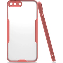 Newface  Apple  Uyumlu iPhone 7 Plus Kılıf Platin Silikon - Pembe
