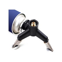 Ankatek Yürüyüş Kamp Katlanabilir Tripod Braketi Transfer Kafası Gaz Kutusu Tankı Soba Tutucu Zh Siyah Siyah