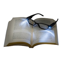 Led Kitap Gözlüğü Okuma Lambası Işıklı Camsız Panel   Şeklinde