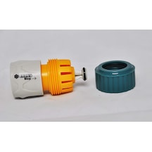 55206 Hortum Bağlantı Adaptörü Stoplu 3/4" -