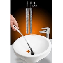 Modacar Mutfak Banyo Lavabo Gider Açma Fırçası 2 Adet