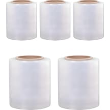 Palet Streç Film 17 Micron 10 Cm X 300 M Şeffaf 5 Adet