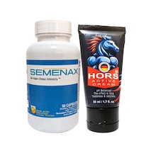 Semenax 90 Lı Erkeklere Özel Karışım + Hors Active Cream 50 Ml Erkek Katılaştırıcı