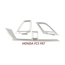 Honda Cıvıc Fc5 Fk7 İç Trım Aksesuar Silver - Cıvıc Fc5 Tunıng Aksesuar Modifiye