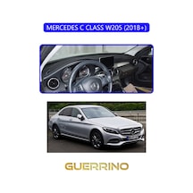 Mercedes C Class W205 2018+torpido Koruma Halısı Mavi Kenar