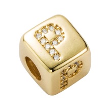 İngilizce Mektup Bileziği, Stil: Kırmızı İp For P Çok Renkli