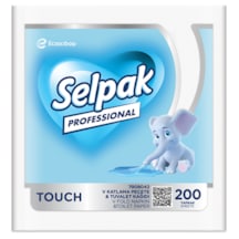 Selpak Prof Touch V Katlama 2in1 Peçete/tuvalet Kağıdı 200 24ad Beyaz