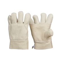 Beş Parmak Muflon Kumaş 350 Derece Isıya Dayanıklı Eldiven