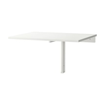 Ikea Beyaz Sağlam Yemek Masası - Duvara Monte Masa