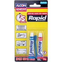 Alcon M2205 Rapid Plastik Çelik Yapıştırıcı 16G