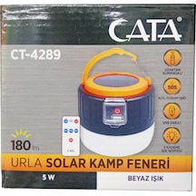 Cata Ct-4289 Urla Güneş Enerjili Şarjlı Kamp Feneri