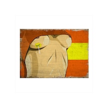 Bedeko Nü Kadın Çizimi Tasarım Mdf Tablo 25 Cm X 35 Cm