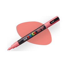 Uni-ball Posca 0.9-1.3 Su Bazlı Boyama Markörü Mercan Pemben Pc-3m Çok Renkli