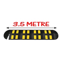 Kauçuk Kasis Hız Kesici Kasis Kauçuk Şaseli Trafik Yol Kasisi 3.5 Metre 50x50 Cm