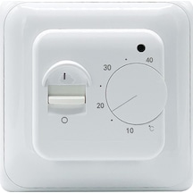 Dianziye Beyaz Su Isıtma 3a Termostat, Zemin Sıcaklığı Kontrolü, Manuel Anahtar, Led Gösterge, Doğru Sensör İle R1m.703 Modeli