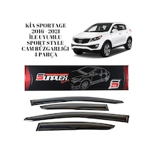 Kia Sportage 2016 2017 2018 2019 2020 2021 İle Uyumlu Sport Style Cam Rüzgarlığı 4 Parça Sunplex 1 Adet