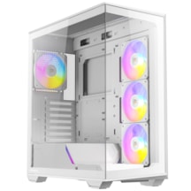 Antec C3 Argb Beyaz Atx Mid Tower Gaming Kasa 4x Argb Fan, Temperli Cam, 360mm Radyatör