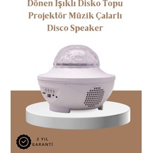 Zenvia Müzik Ritimli Işık Değişimi & Dönen Dalga Efekti Galaxy Projektör Znv2026 Çok Renkli