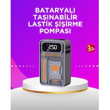 Mini Boy Elektrikli Şarjlı Yüksek Basınçlı Lastik Şişirme Pompası