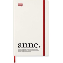 13x21 Çizgili Defter - Anne Açık Gri