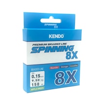 Kendo Spınnıng 8X Fıghtıng 150 Mt Örgü Ip (Apple Green) (489822908)