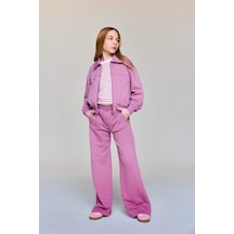 Defacto Kız Çocuk Wide Leg Eşofman Altı G0577a826spbr94 Bordo-br94