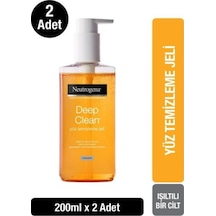 Neutrogena Deep Clean Yüz Temizleme Jeli 200 ML x 2