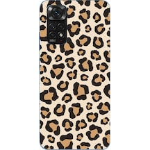 Redmi Note 11-11s Uyumlu Vahşi Zarafet Leopar Desenli Baskılı Silikon Kılıf Renkli