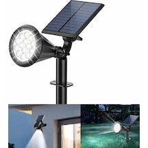 Forlife Beyaz 18 Led Spot Güneş Enerjili Bahçe Aydınlatma Lambası, Fotoselli, Spike Aplik, 18w Su Ge Sku: Smg8690010014139 Açık Lacivert