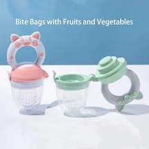 Bosphorusboutique Taze Takviyesi Süt Sofra Silikon Sıcak Meyve Kolu Gıda Gıda Emzik Emzik Diş Çıkarma Bite Biberonları Besleme Bebek Bebek İz