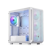 Arx 700 White Argb Mesh Temperli Cam Usb 3.2 Gen 2 Mid Tower Atx Gaming Kasa Ey2a017