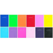 Sim Dikişli Defter A4 Pp Kapak Çizgisiz 80 Yp Kırmızı
