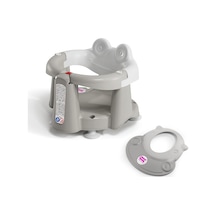 Okbaby Bebek Banyo Seti Crab Banyo Oturağı + Hippo Duş Şapkası A.gri