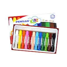 Pastel Boya 12 Li Karton Kutu 1 Adet Pensan 12 Renk Pastel Boya 1