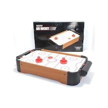 Ahşap Pilli Hava Hokeyi Masaüstü Air   Hockey Oyunu