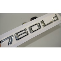 Dk Tuning Bmw 750ld Bagaj Krom Metal Yazı Logo Arma