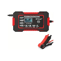 Symbee Akıllı Mikroişlemci Kontrollü 12v 6a Araç Akü Şarj Cihazı, Agm/gel/sla İçin Lcd Ekranlı, 4-100ah Aralığında