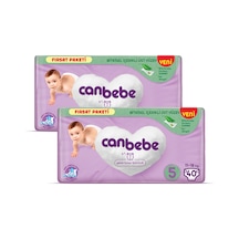 Canbebe Bebek Bezi Fırsat Paketi 5 Beden Junior 40 lı x 2 Adet 2'li