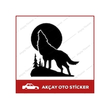 Göktürk Sticker Boz Kurt Sticker Oto Sticker Türk Araba Sticker