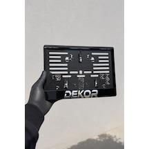 Dekor Krom Yazılı Motor Plakalık G008