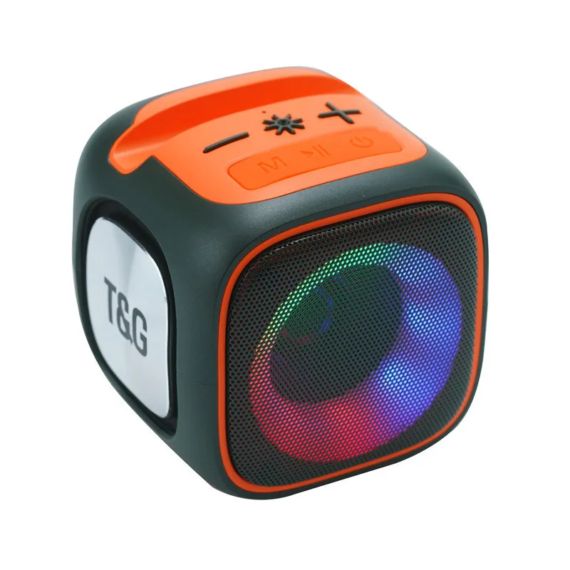 Taşınabilir Kablosuz Bluetooth Hoparlör Led Işıklı / Fm Radyolu Tg-359