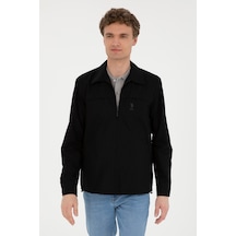 U.s. Polo Assn. Erkek Siyah Gömlek Desenli 50283816-vr046 Siyah