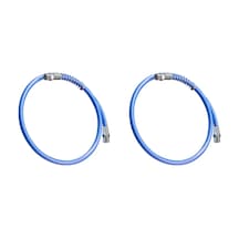 Gres Tabancası Çoğaltıcı 10000 Psı Nptı/8 Hızlı Bırakma Gres Yağı Pompası Ucu 40cm 2pcs