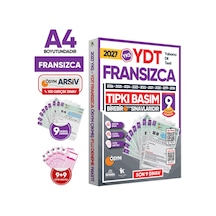 2027 YKS YDT (Yabancı Dil Testi) FRANSIZCA ÖSYM Çıkmış Soru Tıpkı Basım Deneme Paketi 9lu Türkiye G.