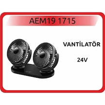 Vantilatör 24v Çift Fanlı