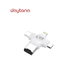Daytona Hc05 Type-C Lightning Usb-A Microsd Tf Kart Okuyucu