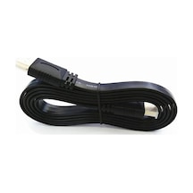Yassı Flat Slim Hdmi Kablo Uyumlu 4k Full Hd 4k 60hz 2.0 Uyumlu 4k 60p Çözünürlük Uyumlu 18 Gbp Standart
