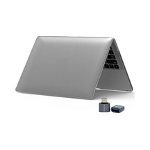 Macbook Pro 13 Kristal Şeffaf Kılıf A1706 A1708 A1989 A2159 A2251 A2289 A2338 M1 M2 Uyumlu Parmak İzi Bırakmaz İnce Hafif Sert Kapak Gri